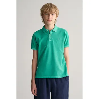 Dívčí oblečení POLOKOŠILE GANT SUNFADED PIQUE SS RUGGER DEEP POOL