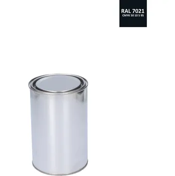 barva antikorozní polomatná na zinek RAL7021, černošedá, 5 kg - černošedá, balení 1 kg, 5 kg, 10 kg