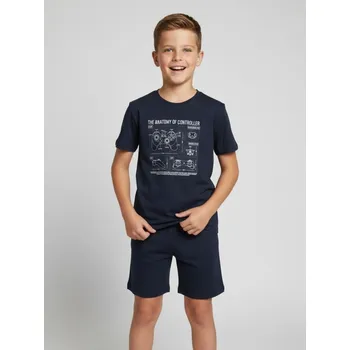 Chlapecké spodní prádlo Sinsay - Dvoudílná pyžamová souprava - námořnická modrá - 290EV-59X - 290EV-59X-152