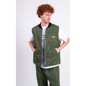 Pánská vesta Service Works Xerox Camo Padded Work Vest OLIVE M