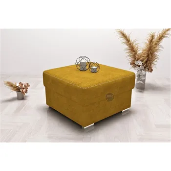 Taburet Taburet s uložným prostorem 70×70 - žlutá