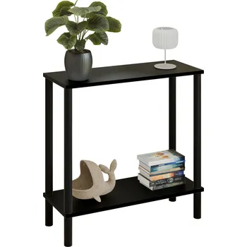 Toaletní stolek Konzole Claro 80x30 cm - různé barvy na výběr - černá MiniPearl, černá Matná