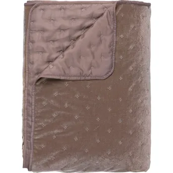 Přehoz na lůžko LIVARNO® Přehoz na postel, 200 x 240 cm (hnědá)