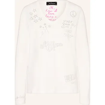 Dámské tričko Grace Dámské Tričko S Dlouhým Rukávem S Ozdobnými Kamínky,...