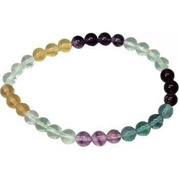 Náramek Fluorit duhový exkluzivní náramek v AA 6 mm