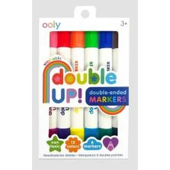 Dwustronne Flamastry Double Up 6 kolorów