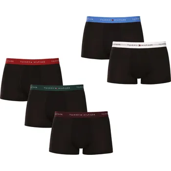 Boxerky 5PACK pánské boxerky Tommy Hilfiger černé (UM0UM03061 0TO) M UM0UM03061 0TO Možnost vrácení zboží ZDARMA do 120 dnů!