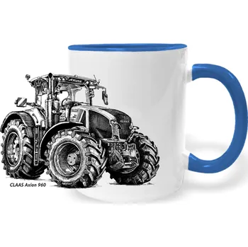 Hrnek - Claas Axion 960 Barva: Modrá