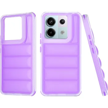 Pouzdro na mobilní telefon Techsuit Wave Shield Xiaomi Redmi Note 13 Pro 5G Poco X6 Violet