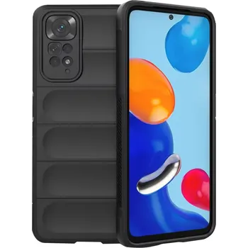 Pouzdro na mobilní telefon Techsuit Kouzelný štít Xiaomi Redmi Note 11 Note 11S Černý
