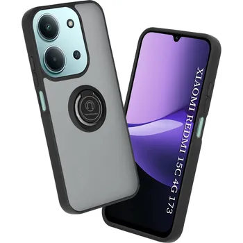 Pouzdro na mobilní telefon Techsuit Glinth pro Xiaomi Redmi 15C 4G 5G Poco C85 4G černý