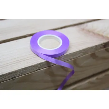 Stuha Dekorační dárková stuha PMAT (šířka 5 mm, délka 9,5 m) - Fialová