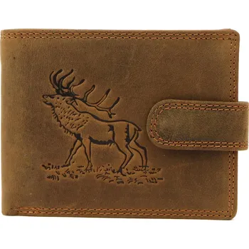 Peněženka Pánská kožená peněženka Nordee L895-DEER hnědá