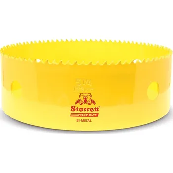 Vrták STARRETT Vykružovací vrták korunkový HSS 133mm, bimetalová děrovka - novinka FAST CUT!