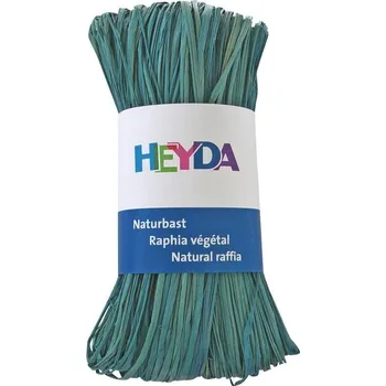 Stuha Provázek přírodní lýko - pastelově modrý