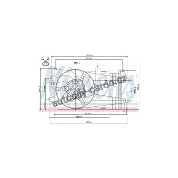 Chladič motoru Ventilátor chladiče NISSENS 85052