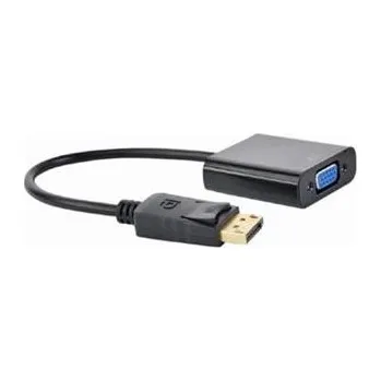 Video kabel Gembird adaptér DisplayPort (M) na VGA (F), 0.15 m kabel, černý