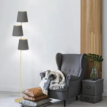 Lampička Eglo 99612 - Stojací lampa ALMEIDA 3xE27/40W/230V