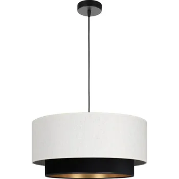 Lustr na lanku NATIA 1xE27/60W/230V bílá/černá