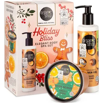 Kosmetická sada Holiday Bliss Elegant Body Spa Set Organic Shop
