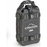 GIVI GRT730 malá vodotěsná brašna GIVI na sedlo nebo do padáků, černá, 3 litry, řada CANYON