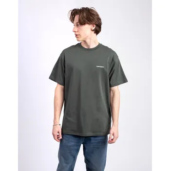 Carhartt WIP S/S Script Embroidery T-Shirt Opuntia/White XL