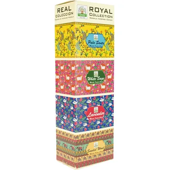 Čajovna Vonné jehlánky Namaste India Royal Collection, Sittar.cz Lavender - Krabička s 10 jehlánky