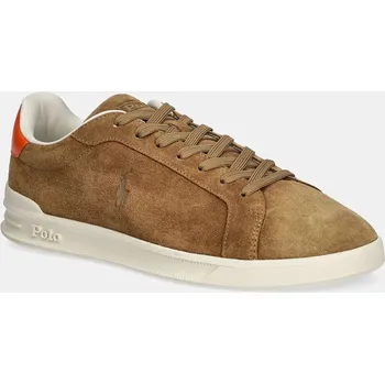 Pánská obuv Semišové tenisky Polo Ralph Lauren Hrt Crt Ii béžová barva, 809955691005 809955691005.260 80X, EUR 45