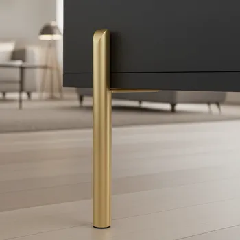 Nábytkové kování Interex design Nábytková noha VIONA / Zlatá matná 150 mm