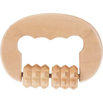 Vibrační plošina Euro Habitat Dřevěný masážní roller na celulitidu