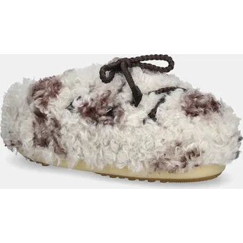 Dámská móda Sněhule Moon Boot MB EVX MULE CURLY 80D1470080.MM04 béžová 01X, EUR 41/42