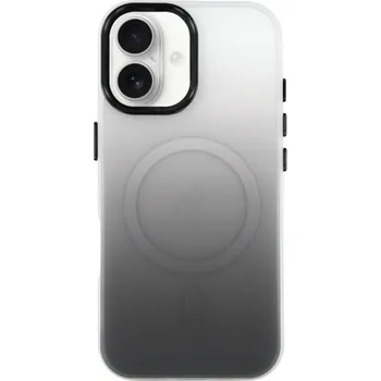 Pouzdro na mobilní telefon Ochranný kryt s barevným přechodem a MagSafe pro iPhone 17 - šedý