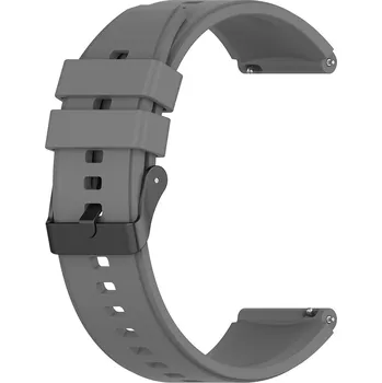 Řemínek na hodinky Techsuit Řemínek 22mm Huawei Watch Xiaomi Watch Šedý