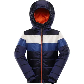 Dívčí bunda Dětská hi-therm bunda Alpine Pro KISHO - tmavě modrá / 140/146