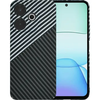 Pouzdro na mobilní telefon Techsuit FiberShell Redmi 13 Poco M6 4G Stealth Gray