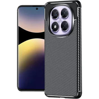 Pouzdro na mobilní telefon Techsuit CarbonFiber pro Xiaomi Redmi Note 14 Pro 5G/Pro+ 5G/Poco X7 černý
