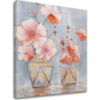 Obraz Obraz na plátně KVĚTINY VE VÁZE 1 díl XOBCH1863WE1