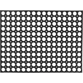 Rohožka Multy Home Gumová rohožka HONEY COMB 60×80 cm černá