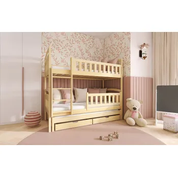 Dětská postel Dětská patrová postel BLANKA 90x200 - borovice