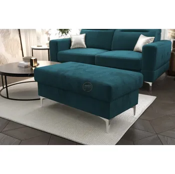 Taburet Taburet s úložným prostorem MALIBU 100x55 cm - modrá