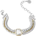 Liu Jo Třpytivý vícevrstvý náramek z oceli LJ3092 + 2 měsíce na vrácení zboží