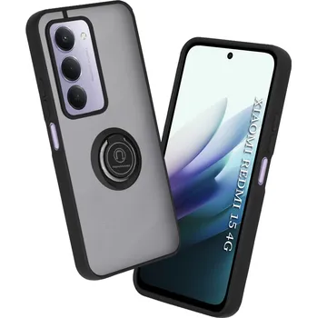 Pouzdro na mobilní telefon Techsuit Glinth pro Xiaomi Redmi 15 4G / Redmi 15 5G černý