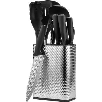 Kuchyňský nůž GOODA sada nožů 11-dílná se stojanem a načiním