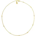 Liu Jo Něžný pozlacený náhrdelník se zirkony LJ2466 + 2 měsíce na vrácení zboží