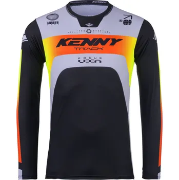 cyklistický dres KENNY dres TRACK FOCUS 25 grey - 2XL