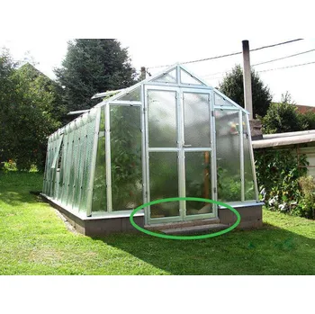 Příslušenství pro skleník Gutta prodloužení dveří pro skleníky Glass PROFI 200 mm