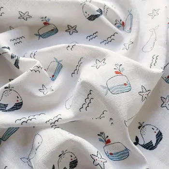 látková plena Prem Bavlněná Plena s potiskem 70 x 70 1 ks Moře