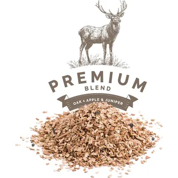 Tuhé palivo KAISER Zvěřina - směs hrubé štěpky na uzení s jalovcem