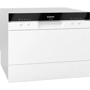 Myčka nádobí Bomann TSG 7405 stolní myčka 550 mm Energetická třída (EEK2021): D (A - G) nastojato bílá