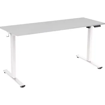 Psací stůl Zvedací stůl Rocada 2002XCR02ECO, elektrický, paměť na 4 polohy, 160x80 cm, šedá